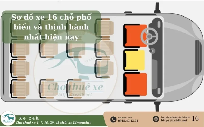 Sơ đồ xe 16 chỗ