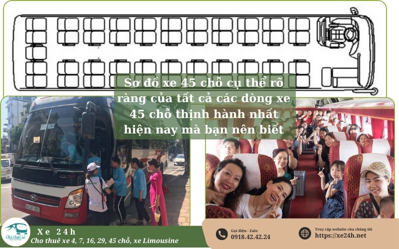 Sơ đồ xe 45 chỗ