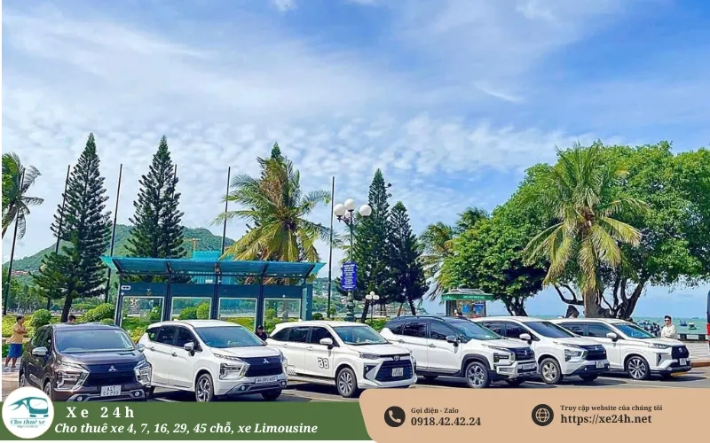 Giá thuê xe đi Hồ Tràm