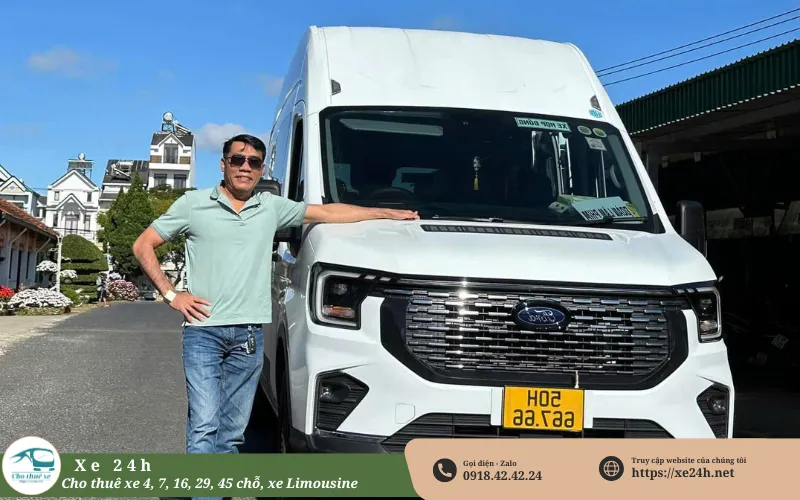 Thuê xe 16 chỗ đi Cần Thơ