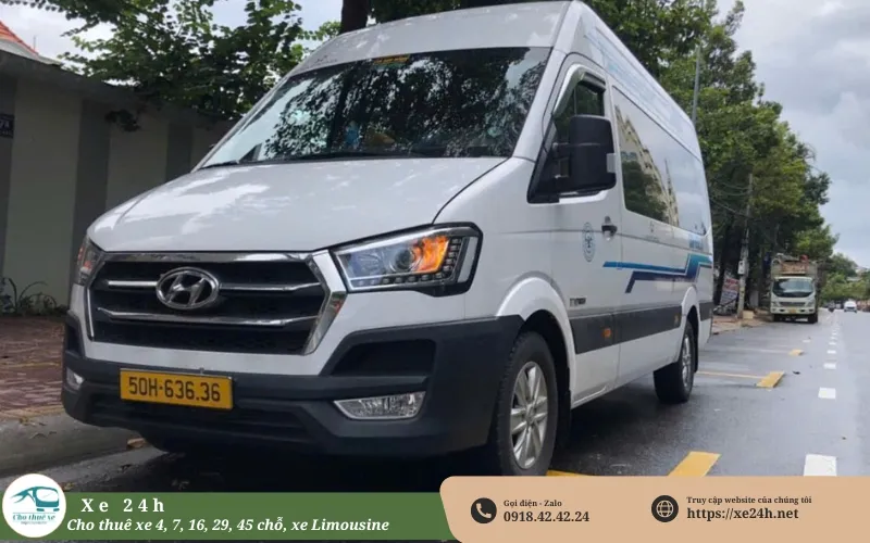 Thuê xe 16 chỗ đi Đồng Tháp