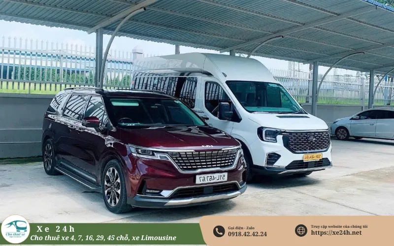 Thuê xe 16 chỗ đi Long Hải