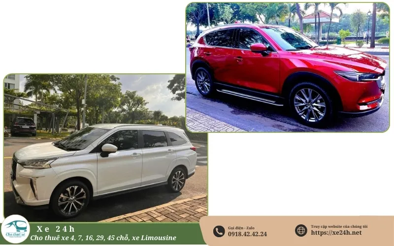 Thuê xe 7 chỗ đi Long Hải