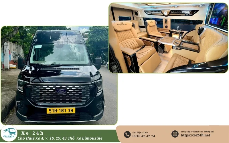 Thuê xe Limousine đi Hồ Tràm