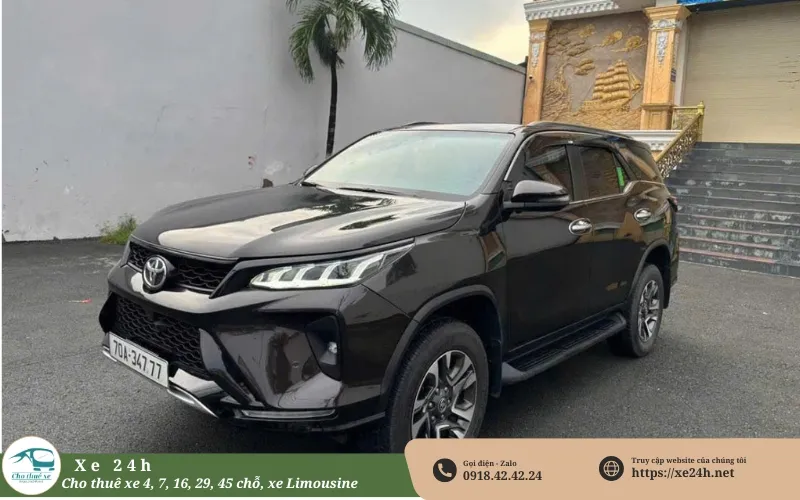 Giá thuê xe Fortuner theo tháng