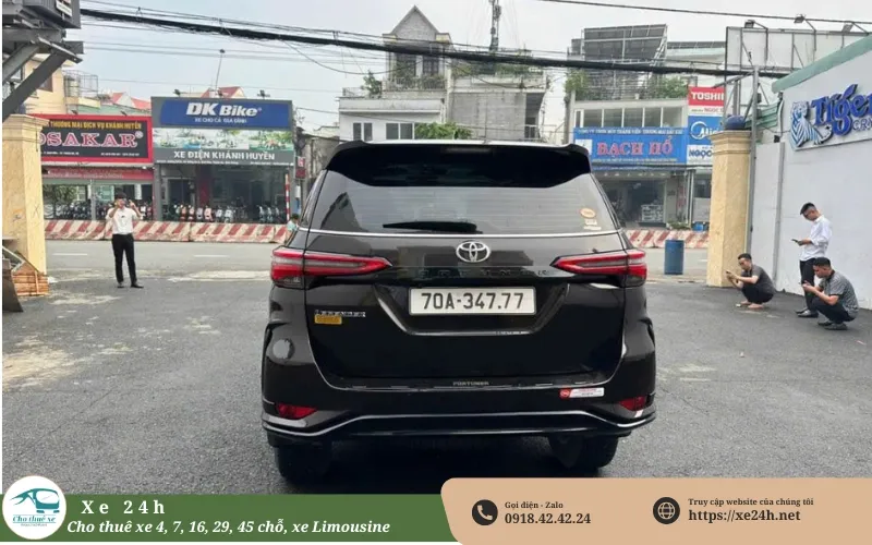 Giá thuê xe Fortuner tự lái