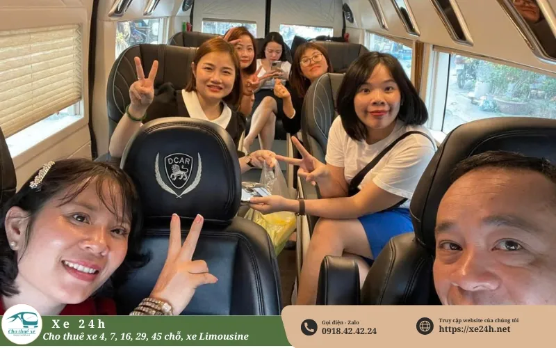 Lưu ý khi thuê xe đi công tác