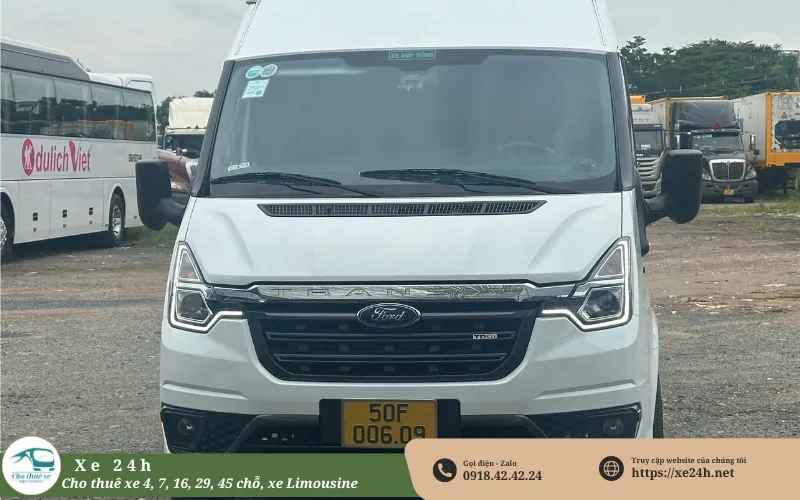 Cho thuê xe 16 chỗ Ford Transit 2023