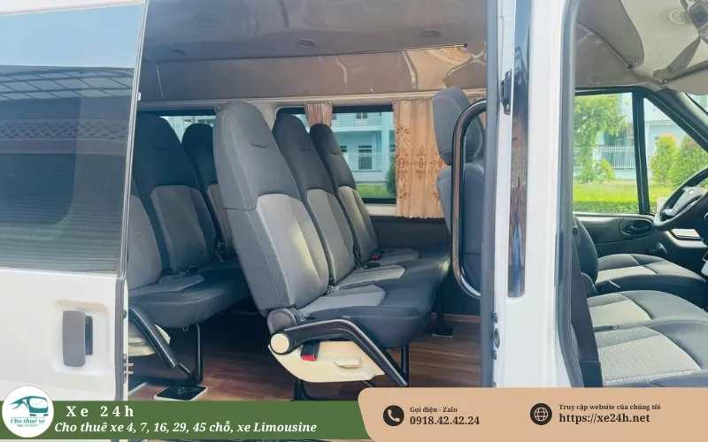 Cho thuê xe 16 chỗ Ford Transit 2023
