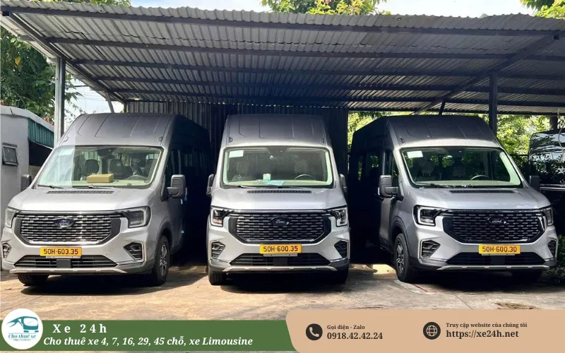 Thuê xe 16 chỗ Ford Transit 2024