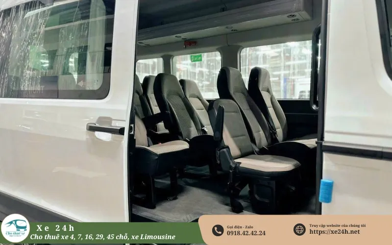 Thuê xe 16 chỗ Ford Transit 2024
