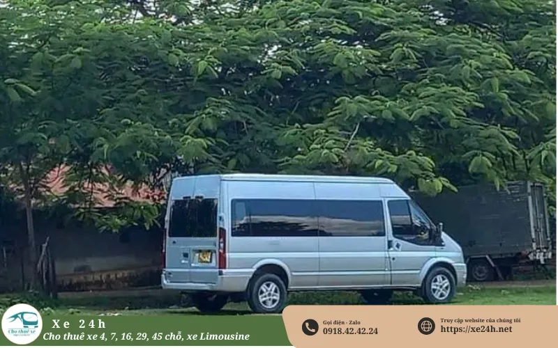 Thuê xe 16 chỗ đi Bến Tre