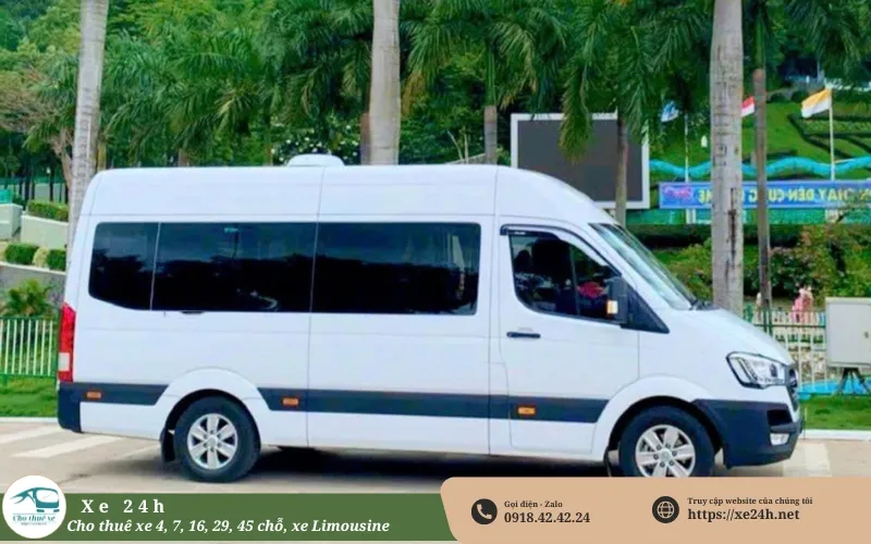 Thuê xe 16 chỗ đi Cha Diệp