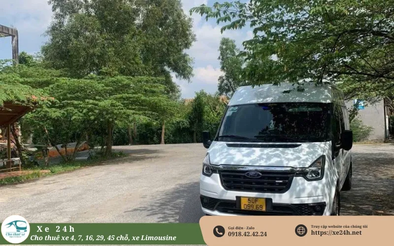 Thuê xe 16 chỗ đi Hà Tiên