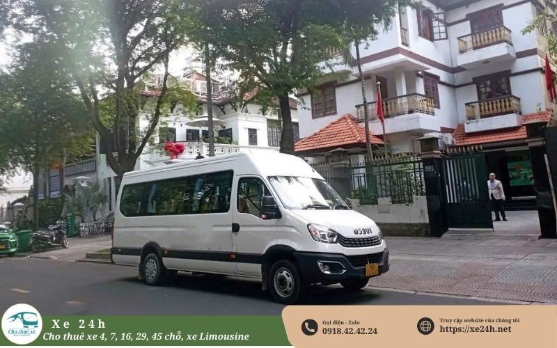 Thuê xe 16 chỗ đi Tiền Giang
