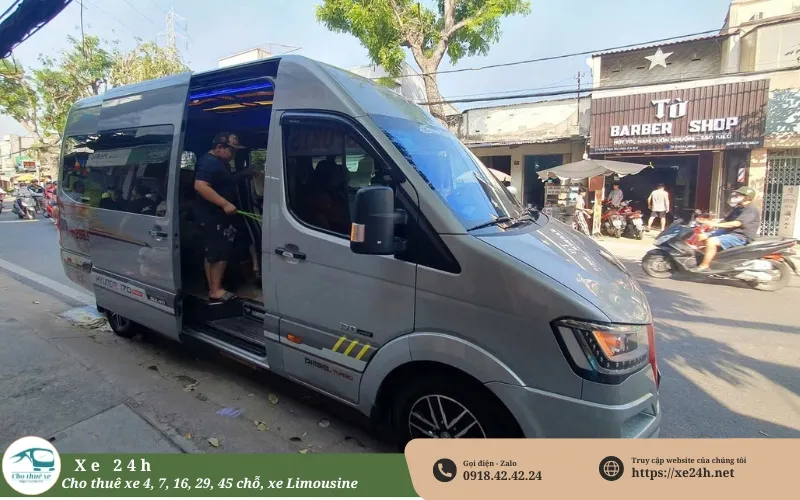 Thuê xe 16 chỗ đi Trà Vinh