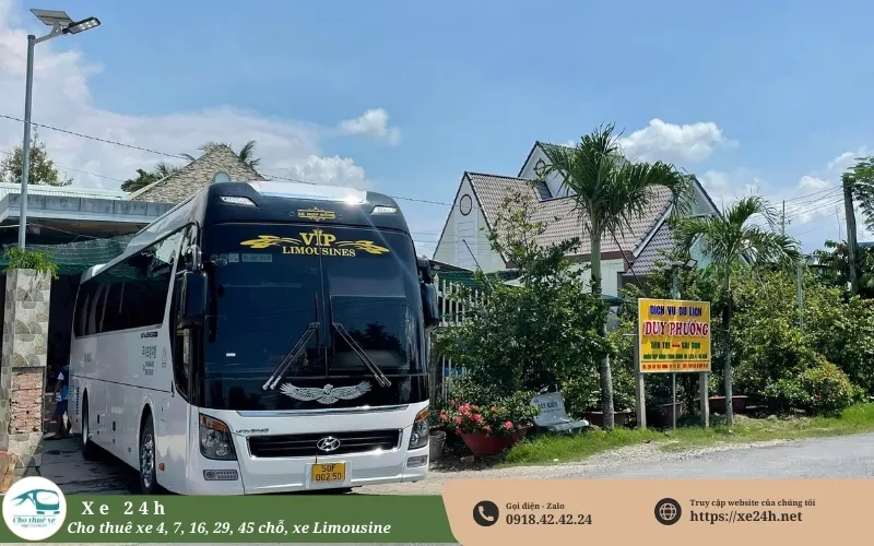 Thuê xe 29 chỗ đi Bến Tre