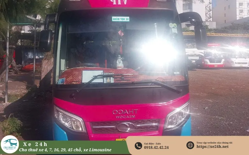 Thuê xe 29 chỗ đi Hậu Giang