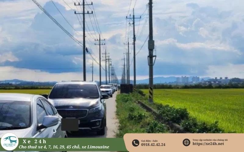 Thuê xe 4 chỗ đi Bến Tre