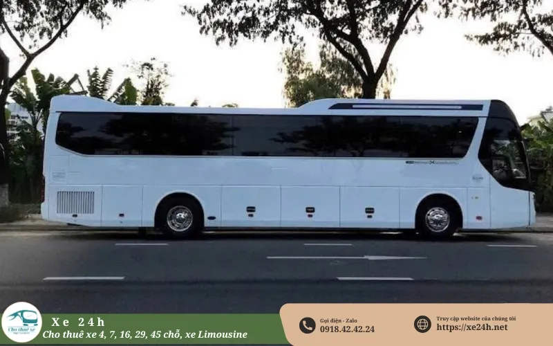 Thuê xe 45 chỗ đi Hà Tiên