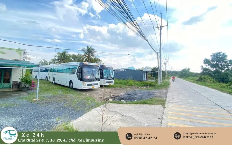 Thuê xe 45 chỗ đi Hậu Giang
