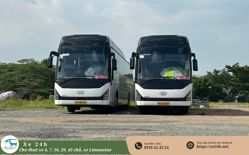 Thuê xe 45 chỗ đi Vũng tàu Hyundai Universe