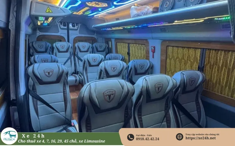 Cho thuê xe 16 chỗ Gò Vấp Hyundai Solati