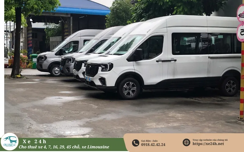 Các dòng xe du lịch 16 chỗ đời mới