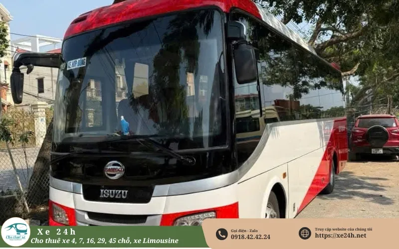 Thuê xe 29 chỗ Bình Dương đi Hậu Giang
