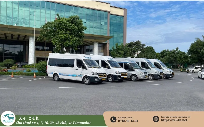 Kích thước xe 16 chỗ