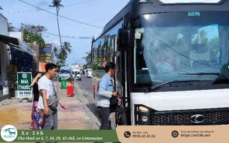 Thuê xe Thaco 29 chỗ đi Đà Lạt