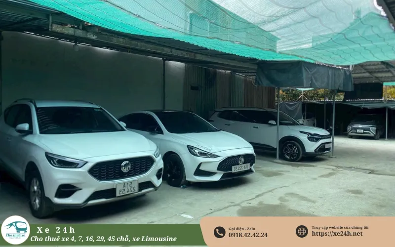 Các ưu điểm khi thuê xe tại Xe24h
