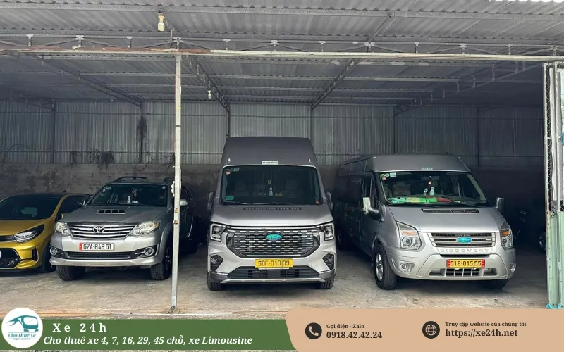 Thuê xe 7 chỗ giá rẻ tại Xe24h