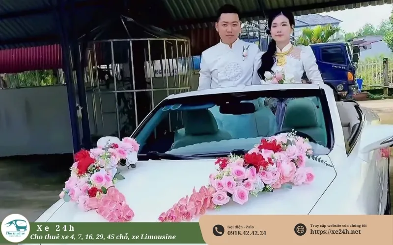 Cho thuê xe cưới Mui Trần