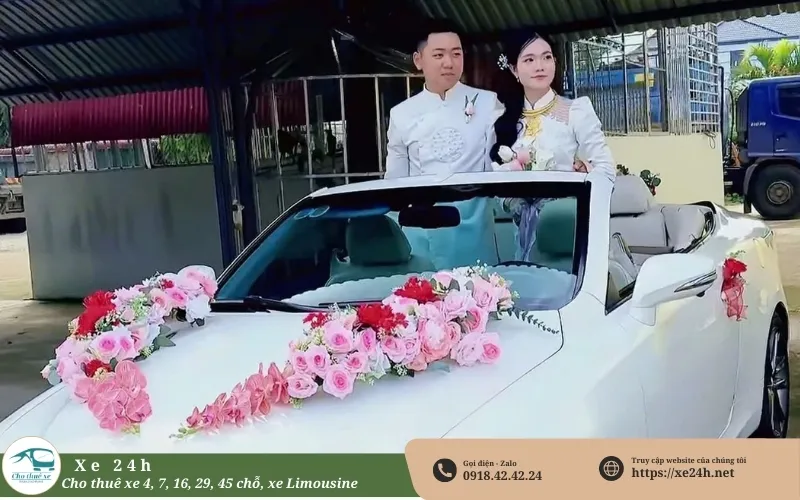 Giá thuê xe cưới Mui Trần