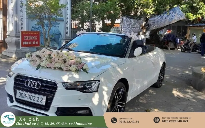 Xe cưới Mui Trần Audi