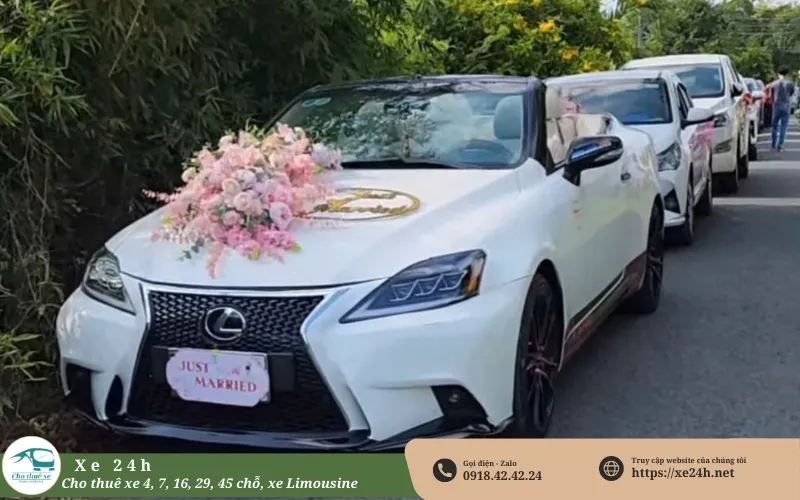Xe cưới Mui Trần Lexus