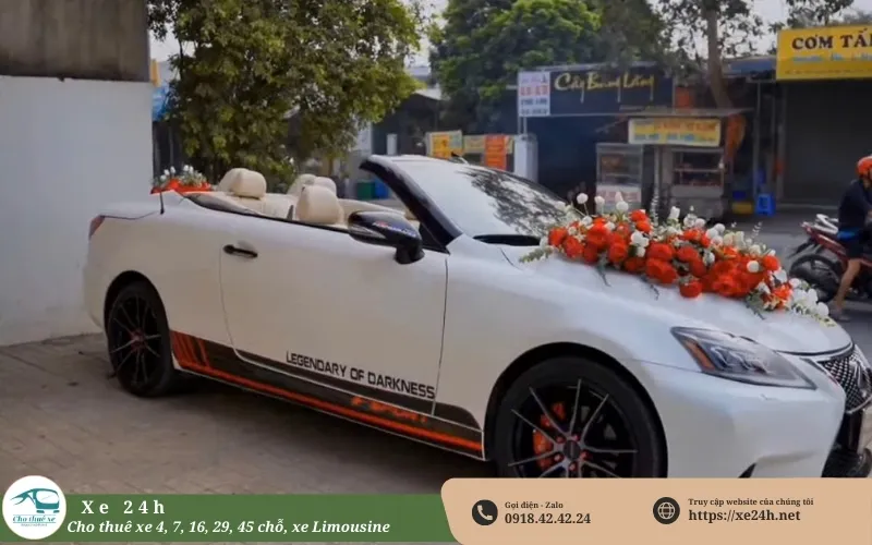 Xe cưới Mui Trần Lexus