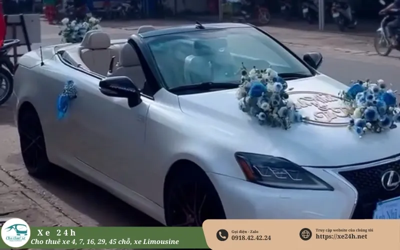 Xe cưới Mui Trần Lexus