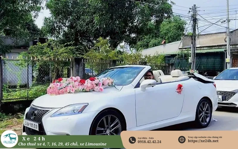 Xe cưới Mui Trần Lexus
