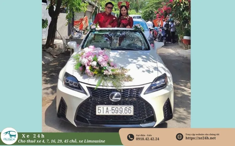 Xe cưới Mui Trần Lexus