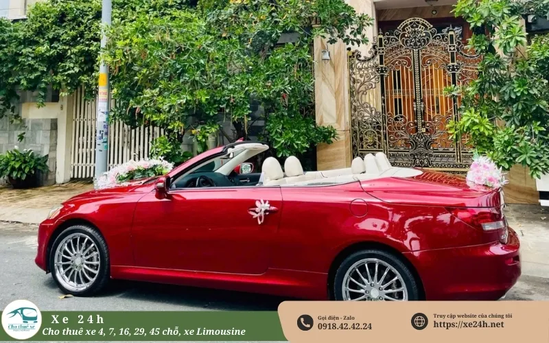 Xe cưới Mui Trần Lexus