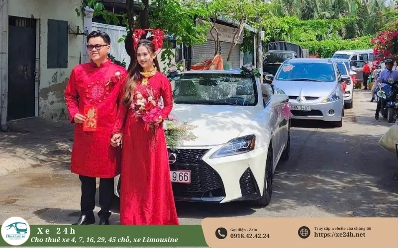 Xe cưới Mui Trần Lexus