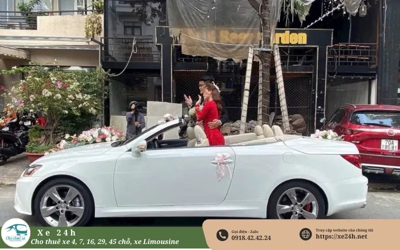Xe cưới Mui Trần Lexus