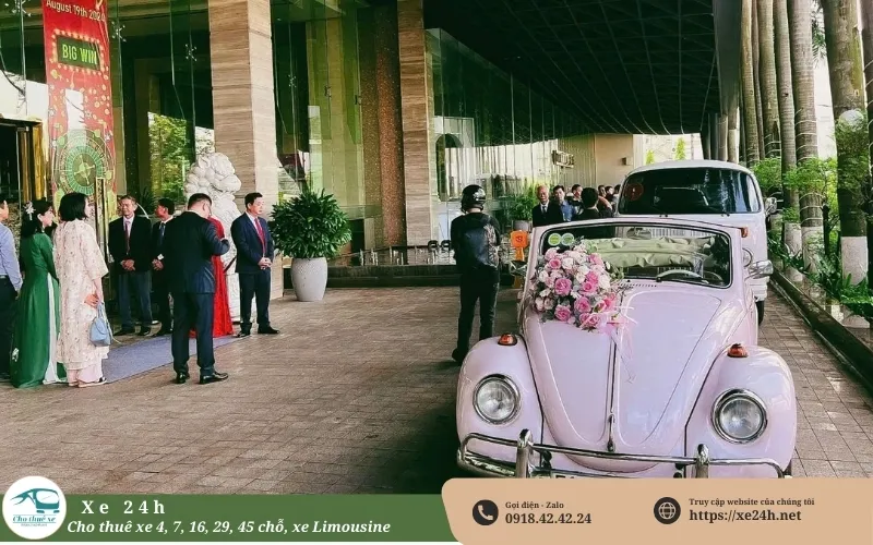 Xe cưới mui trần bọ cổ