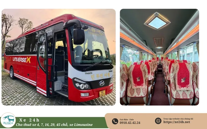 Cho thuê xe 29 chỗ đưa đón nhân viên