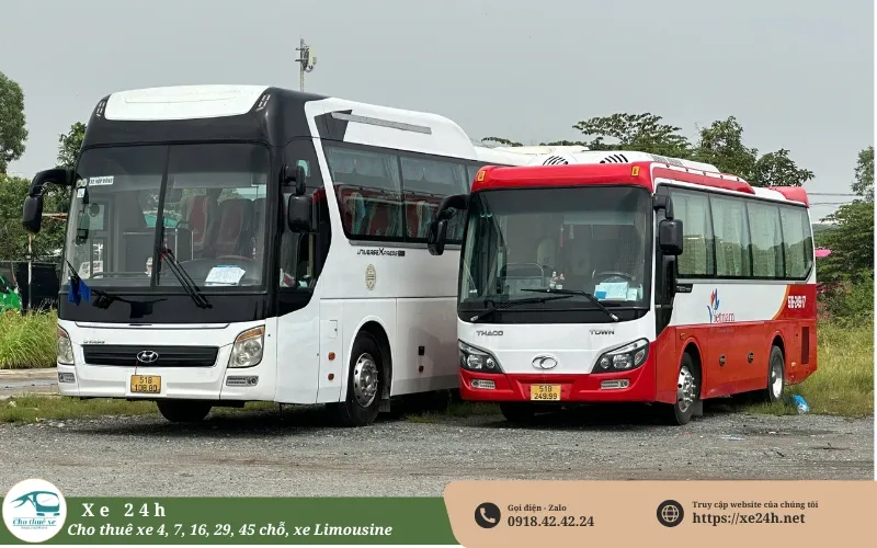 Thuê xe 29 chỗ giá rẻ đi du lịch