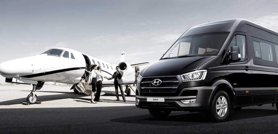 Thuê xe 16 chỗ đưa đón sân bay